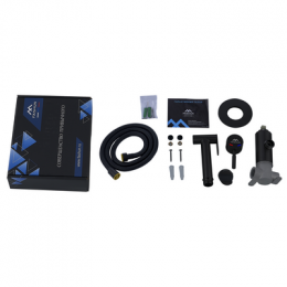 Смеситель встраиваемый FASHUN в комплекте с гигиенической лейкой, черный (A57803-7)