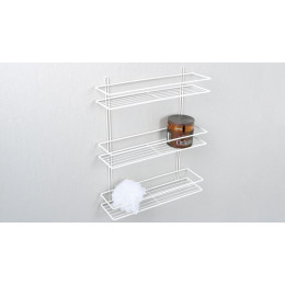 Полка Fixsen прямая трехэтажная белая (FX-730W-3)