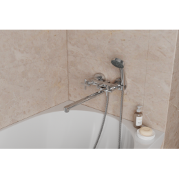 Смеситель для ванны с длинным поворотным изливом RUSH Melville (MV1135-51)
