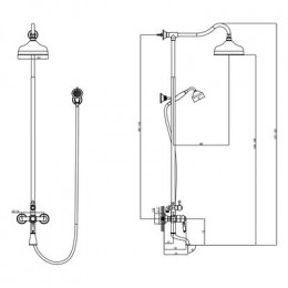 Душевая система Lemark Villa (LM4862C)