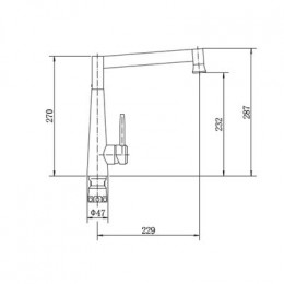 Смеситель для кухни FASHUN (A54021-7)