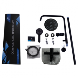 Душевая система, черный, FASHUN (A52401-7A) 