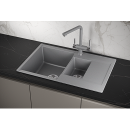 Кухонная мойка GRANULA ESTETICA (7808, АЛЮМИНИУМ)