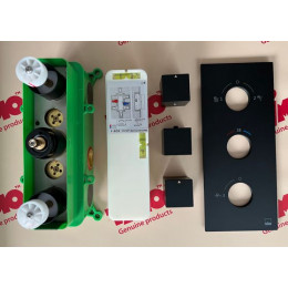 Душевая система встроенная с термостатом Timo Petruma (SX-5039/03SM) черный