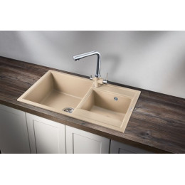 Кухонная мойка GRANULA (8201, ПЕСОК)