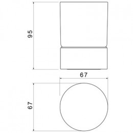 Стакан настольный для зубных щеток Timo Saona золото матовое (13231/17)