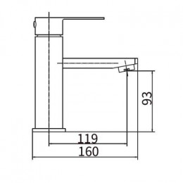 Смеситель для раковины FASHUN (A51102-7)
