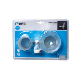Мыльница+подстаканник FIXSEN Kvadro (FX-61306+08)