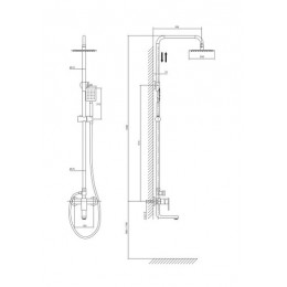 Душевая система RUSH Bruny (BR4335-40)