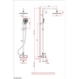 Душевая система DK Bayern.Fürth (DA1523705B18)