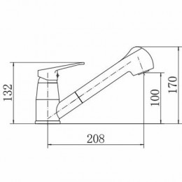 Смеситель для кухни FASHUN (A6013)