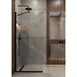 Душевая перегородка Timo TP-890/03C-8 в узком  профиле 1950*890, стекло прозрачное 8 мм  (T07)