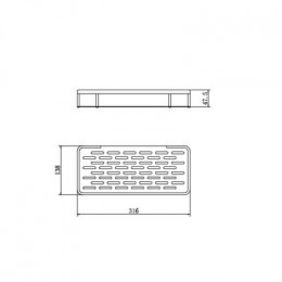 Полка  FASHUN, металл (A7326-17)