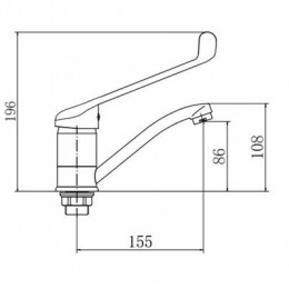 Смеситель для кухни FASHUN (A4554-2)