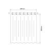 Штора для ванной IDDIS Base 200x240 см, Полиэстер (BD06P24i11)