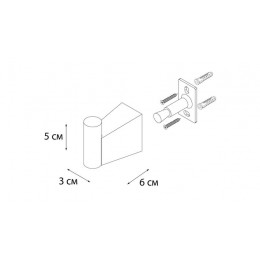 Крючок FIXSEN TREND одинарный (FX-97805)