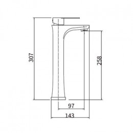 Смеситель для раковины FASHUN (A51215)