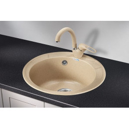 Кухонная мойка GRANULA Standart (4802, БЕЖЕВЫЙ)