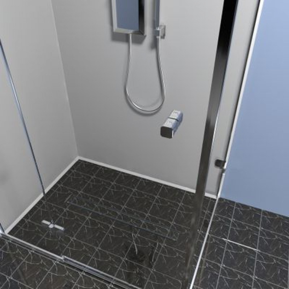 Душевой лоток TIMO Drain Protect 800 с двусторонней панелью PG20 под плитку, сатин (DP20800-PG20800)