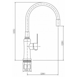 Смеситель для кухни FASHUN (A54801-7)