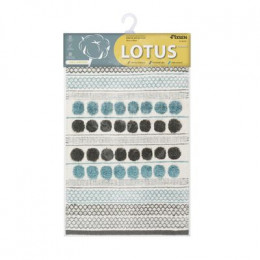 Коврик для ванной 1-ый mix (голубой+графит+белый+серый), 50х80см  (FX-8030Y)