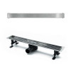 Душевой лоток TIMO Drain Protect 800 с двусторонней панелью PG20 под плитку, сатин (DP20800-PG20800)