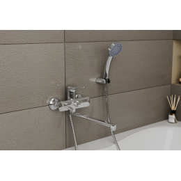 Смеситель для ванны с длинным поворотным изливом RUSH Jawa (JA0735-51)