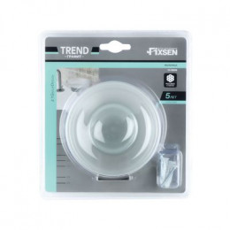 Мыльница FIXSEN стекло TREND GRAPHITE  (FX-98008)