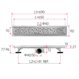 Дренажный канал FASHUN (A416502)
