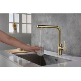 Смеситель Timo для кухни Hette (1026/17F)