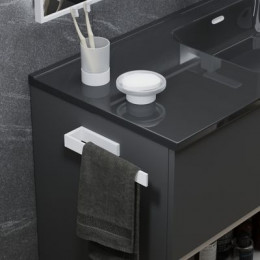 Стакан настольный для зубных щеток Timo Saona белый матовый (13231/16)