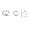 Унитаз подвесной безободковый DK Matrix (DT1396016)