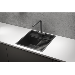 Кухонная мойка GRANULA (5051, ЧЕРНЫЙ МАТОВЫЙ)