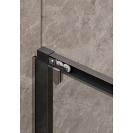 Душевая дверь Timo TD-150/03C-6, раздвижная 1950*1500, стекло прозрачное 6 мм (T04)