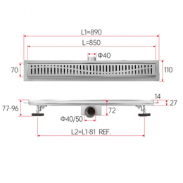 Дренажный канал FASHUN (A428503)