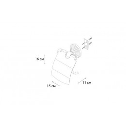 Бумагодержатель FIXSEN Retro с крышкой (FX-83810)