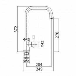 Смеситель для кухни FASHUN (A54909-A)