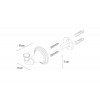 Крючок FIXSEN Luksor одинарный (FX-71605B)