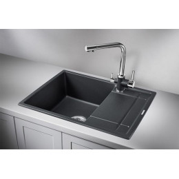 Кухонная мойка GRANULA (6501, ЧЁРНЫЙ)