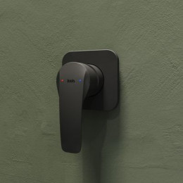 Встраиваемый смеситель с одним выходом IDDIS Ray черный матовый (RAYBL00i66)