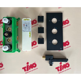 Душевая система встроенная с термостатом Timo Petruma (SX-5079/03SM) черный