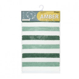 Коврик для ванной 1-ый Fixsen AMBER, mix (зеленый+св.зеленый+белый), 50х80см (FX-8040Y)