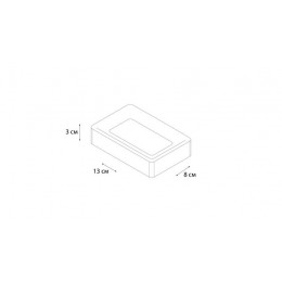 Мыльница Fixsen Text (FX-230-4)