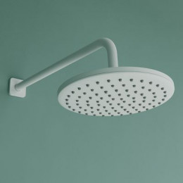 Душевая система с тропическим душем, ручным душем и изливом IDDIS Ray белый матовый (RAYWT03i68)