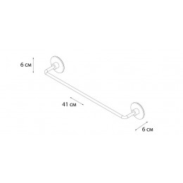 Полотенцедержатель FIXSEN Round трубчатый (FX-92101)