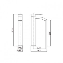 Смеситель для раковины FASHUN (A51218)