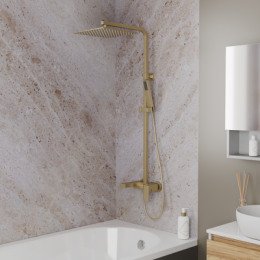 Душевая система, матовое золото, DK Bayern.Liszt (DA1513707A04)