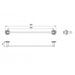 Полотенцедержатель Timo Nelson (150053/00)