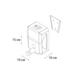 Дозатор для ж/м FIXSEN Hotel настенный 0,5 л (FX-31012)