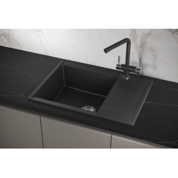 Кухонная мойка GRANULA ESTETICA (7003, ЧЁРНЫЙ)
